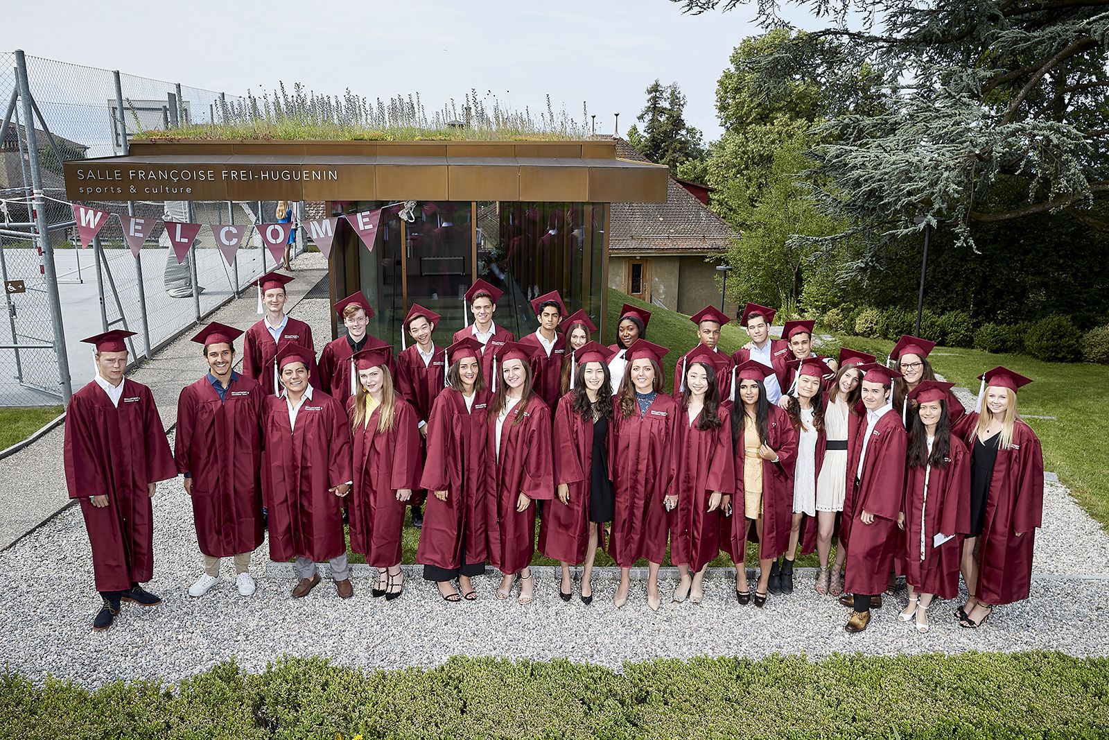 Brillantmont graduates at the school campus